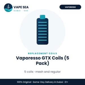 Vaporesso GTX Coils (5 Pack) – Vape Sea Dubai