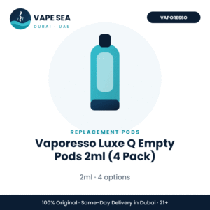 Vaporesso Luxe Q Empty Pods 2ml (4 Pack) – Vape Sea Dubai