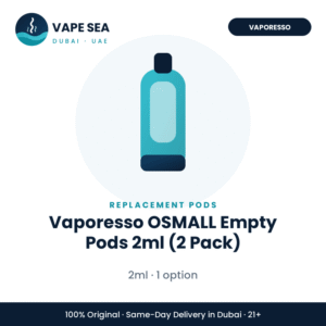 Vaporesso OSMALL Empty Pods 2ml (2 Pack) – Vape Sea Dubai
