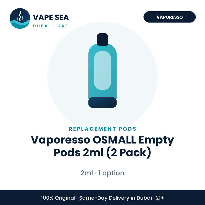 Vaporesso OSMALL Empty Pods 2ml (2 Pack) – Vape Sea Dubai