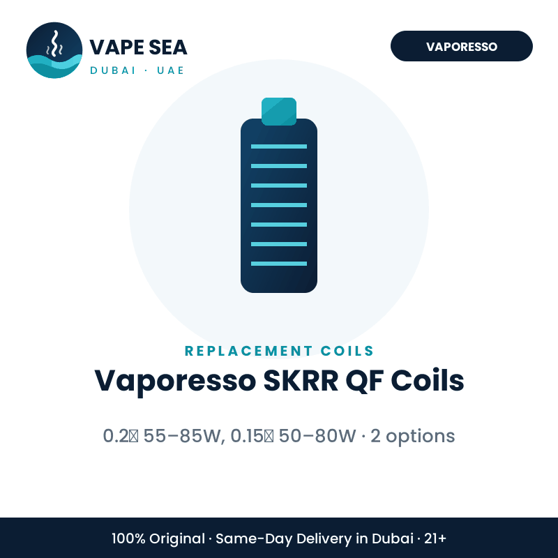 Vaporesso SKRR QF Coils – Vape Sea Dubai