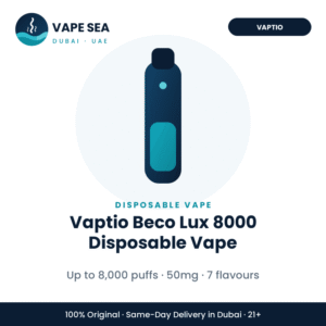 Vaptio Beco Lux 8000 Disposable Vape – Vape Sea Dubai