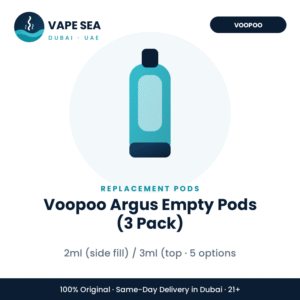 Voopoo Argus Empty Pods (3 Pack) – Vape Sea Dubai