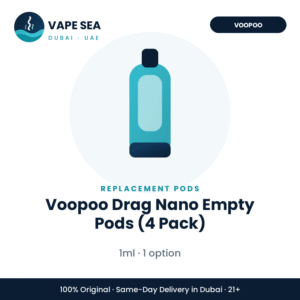 Voopoo Drag Nano Empty Pods (4 Pack) – Vape Sea Dubai