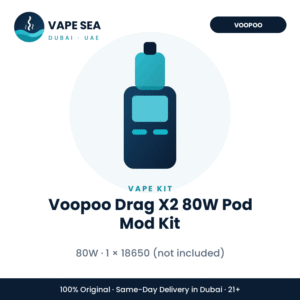 Voopoo Drag X2 80W Pod Mod Kit – Vape Sea Dubai