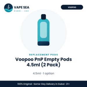 Voopoo PnP Empty Pods 4.5ml (2 Pack) – Vape Sea Dubai