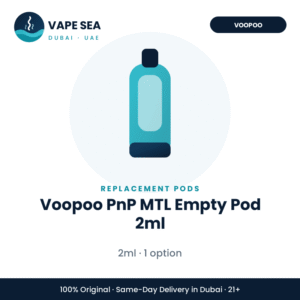 Voopoo PnP MTL Empty Pod 2ml – Vape Sea Dubai