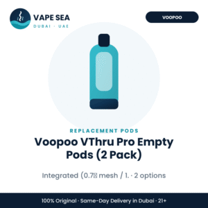 Voopoo VThru Pro Empty Pods (2 Pack) – Vape Sea Dubai