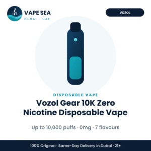 Vozol Gear 10K Zero Nicotine Disposable Vape – Vape Sea Dubai